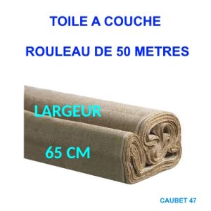 TOILES A COUCHE Largeur 65 cm – rouleau de 50 Mètres