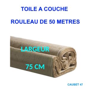TOILES A COUCHE Largeur 75 cm – rouleau de 50 Mètres